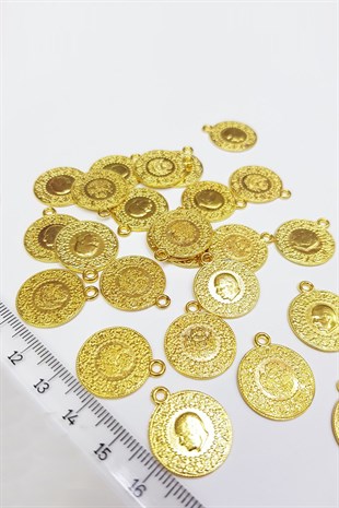 İmitasyon Çeyrek Altın Metal Para Pul