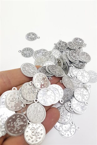 Gümüş Renk Alüminyum Metal Pul
