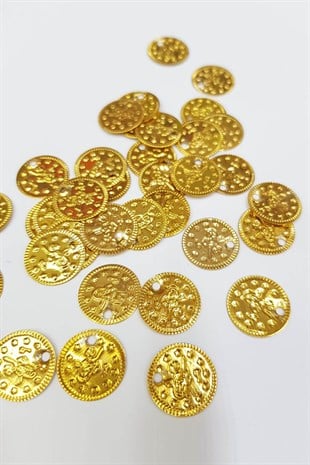 Gold Alüminyum Metal Pul