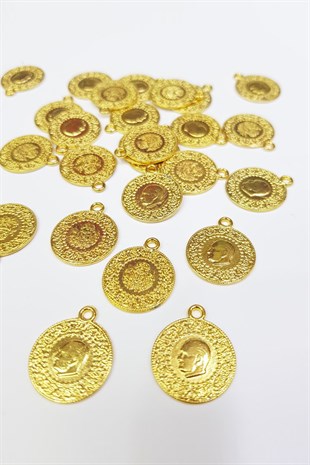 İmitasyon Çeyrek Altın Metal Para Pul