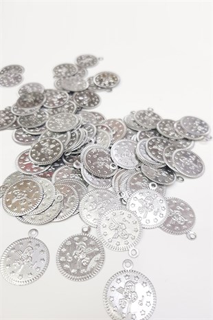 Gümüş Renk Alüminyum Metal Pul