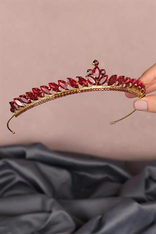 Thin Shuttle Stone Bridal Henna Crown