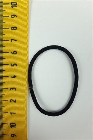 Thin Black Rubber Buckle 8 pcs