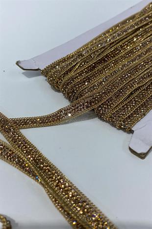 İnce Zincirli Ütüyle Yapışan Şerit Aplik