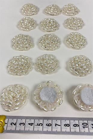 زين بروش مطرز بالخرز اللؤلؤي