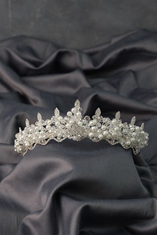 Pearl Beaded Bade Bridal Tiara