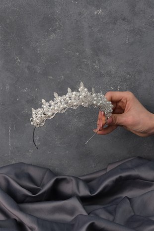 Pearl Beaded Bade Bridal Tiara