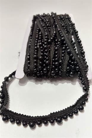 İnci Boncuklu Dekoratif Saçak Şerit Kenar