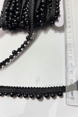 İnci Boncuklu Dekoratif Saçak Şerit Kenar