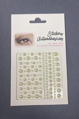 Pearl Sticker Hair Body Eye And Face Stone