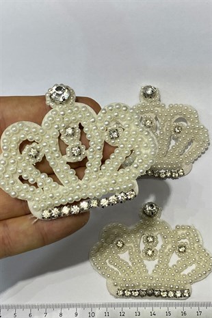 İncili Taşli Dikme Aplik 1 Adet