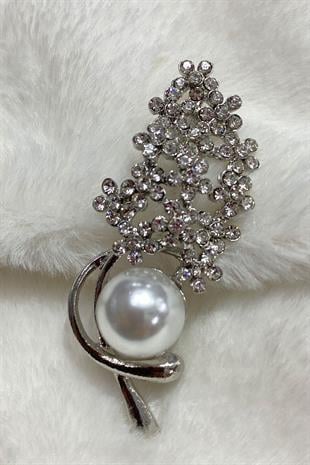 اللؤلؤة والحجر اللباس بروش التلبيب دبوس