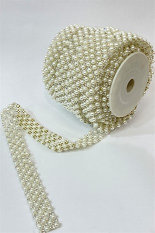 لؤلؤة شريط مزين بالكي 1 متر