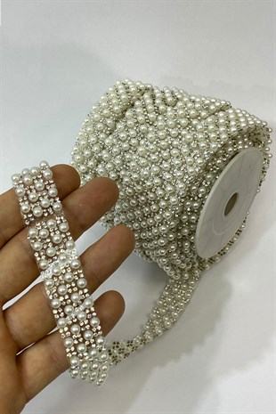 لؤلؤة شريط مزين بالكي 1 متر