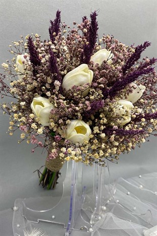 Wet Tulip Bridal Flower, Wedding Hat and Bridal Gloves Set