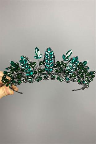 Jabbah Bead Embroidered Bridal Henna Crown