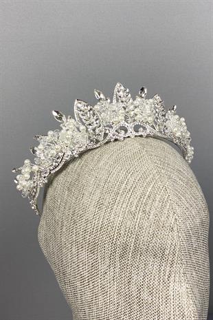 Jabbah Boncuk İşlemeli Gelin Kına Tacı