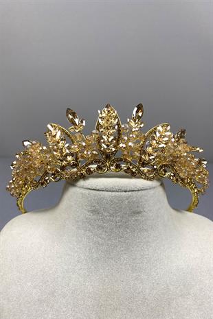 Jabbah Bead Embroidered Bridal Henna Crown