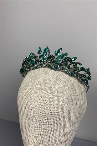 Jabbah Bead Embroidered Bridal Henna Crown