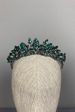 Jabbah Bead Embroidered Bridal Henna Crown