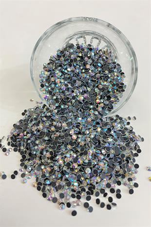 Janjanlı Silver Iron-on Beads Ss18 4mm Adhesive Stone 25 grm