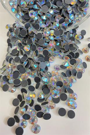 Janjanli Silver Iron-on Beads Ss30 6mm Adhesive Stone 25 grm