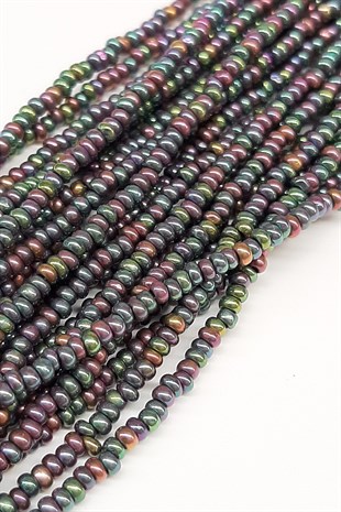 الخرز الرملي Janjanli الأرجواني المنغم