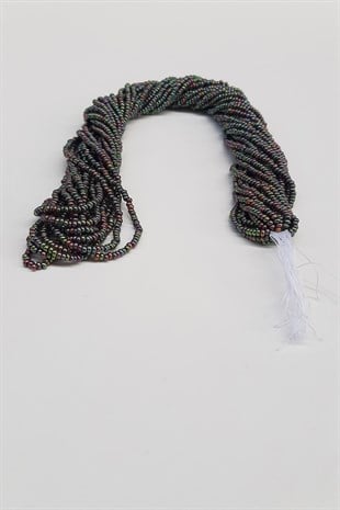 الخرز الرملي Janjanli الأرجواني المنغم