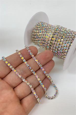 لامعة 2 صف خرز حجر بيوغلو مع جانجان