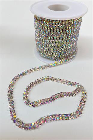 خرز حجري لامع من 3 صفوف من بيوغلو مع جانجان