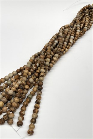 Jasper Natural Stone Beads 8mm