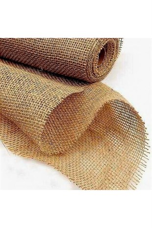 Jut Süsleme Kumaşı Naturel Kumaş 20 mt