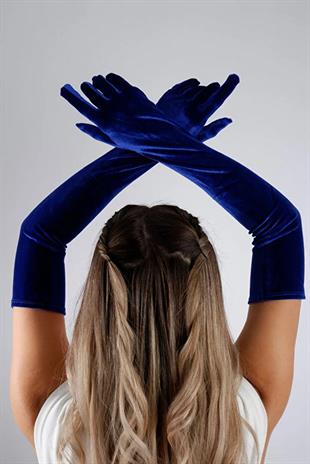 Velvet Long Evening Gloves Opera 56 cm Length Engagement Wedding Prom Evening Dress Elegant Accessory