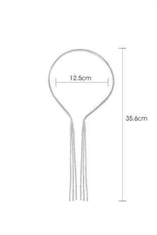 Womens Long Crystal Stone Earring Crown 3 Row Stone