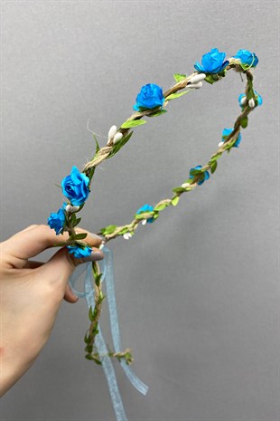 Paper Rose Leaf Bridesmaid Crown and Gift Child Crown