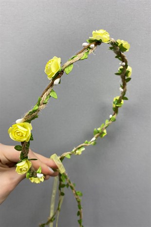 Paper Rose Leaf Bridesmaid Crown and Gift Child Crown