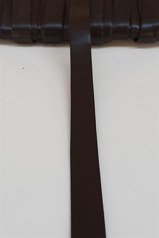 Kahve Deri Şerit 1 Cm