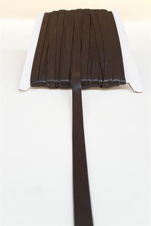 Kahve Deri Şerit 1 Cm