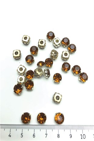 Kahve Kasalı Plastik Dikme Taş 25 adet