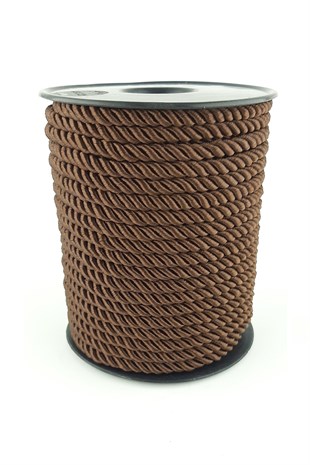 kahve Kordon İp 6 mm 25 mt