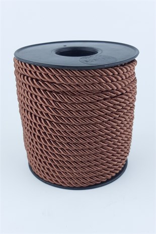 Kahve Kordonİp 3 mm 25 mt