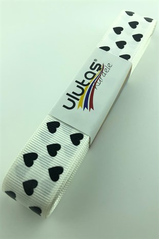 Kalp Baskılı Kurdele Grogren