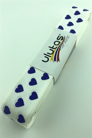 Kalp Baskılı Kurdele Grogren