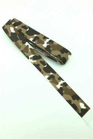 Kamuflaj Baskılı Grogren Kurdele