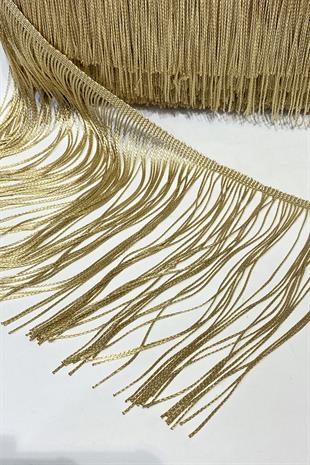 Kapiçino Rengi Saçak Püskül Şerit