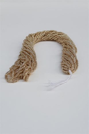 Kaplama Sarı Dizi Kum Boncuk