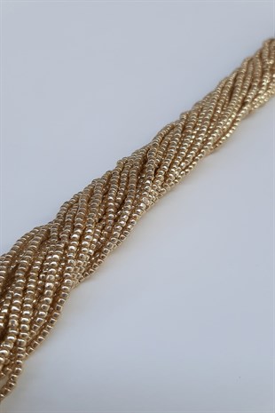 Kaplama Sarı Dizi Kum Boncuk