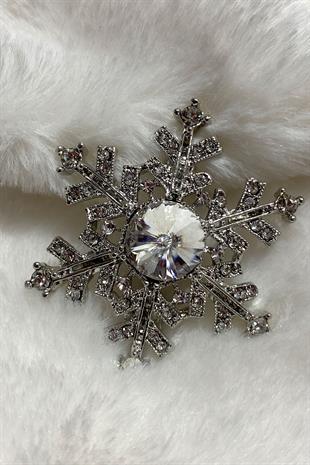 بروش طوق فستان ندفة الثلج