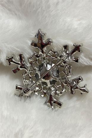 بروش طوق فستان ندفة الثلج