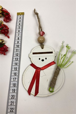 Kardan Adam Yılbaşı Ağaç Süsü